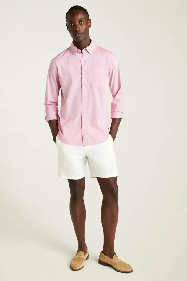 Men Everyday Shirt Sangria Oxnard Stripe Bonobos Casual Shirts