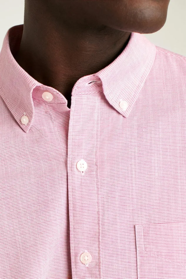 Men Everyday Shirt Sangria Oxnard Stripe Bonobos Casual Shirts