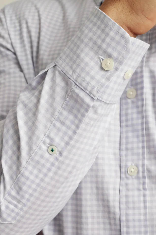 Men Everyday Shirt Violet Mini Gingham Bonobos Casual Shirts