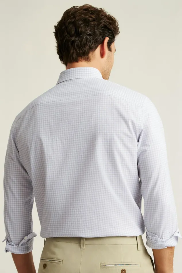 Men Everyday Shirt Violet Mini Gingham Bonobos Casual Shirts