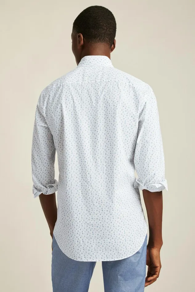 Men Everyday Shirt White And Blue Honeymoon Bonobos Casual Shirts