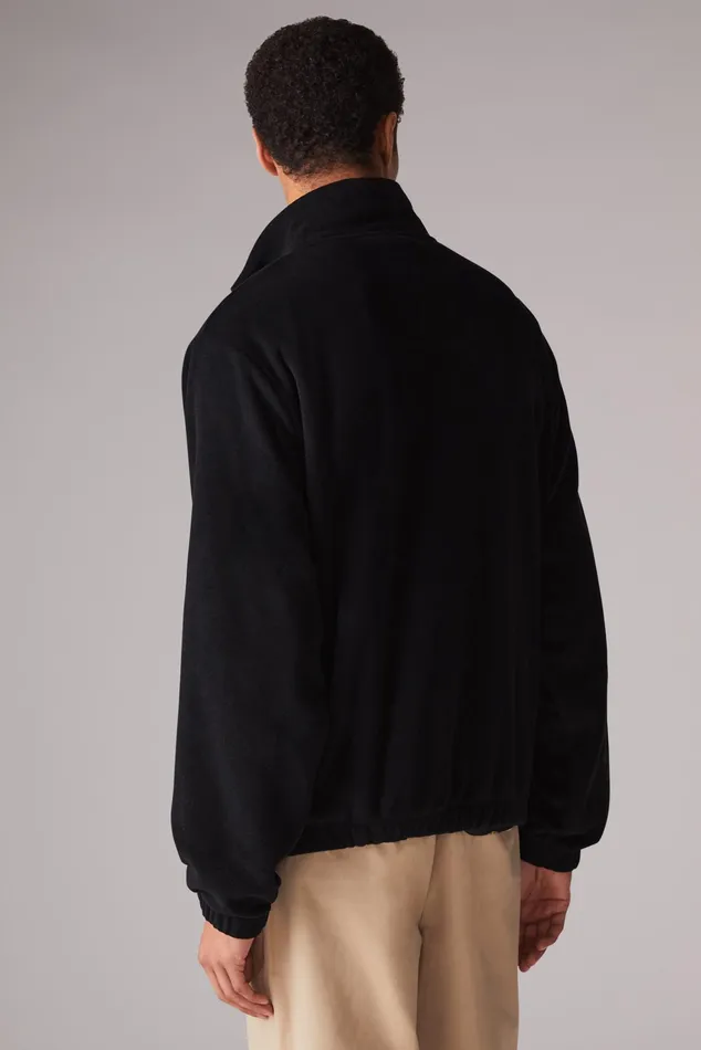 Men Fiorucci Sweatshirts and Hoodies Milan Angels Zip Fleece Black Men Fiorucci Sweatshirts and Hoodies Milan Angels Zip Fleece Black