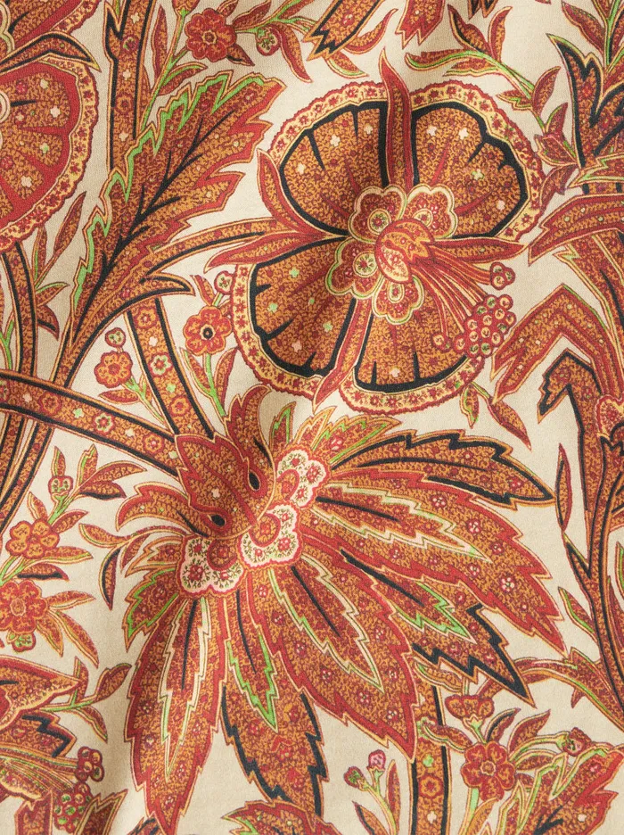 Men Floral Foliage TShirt Etro TShirts