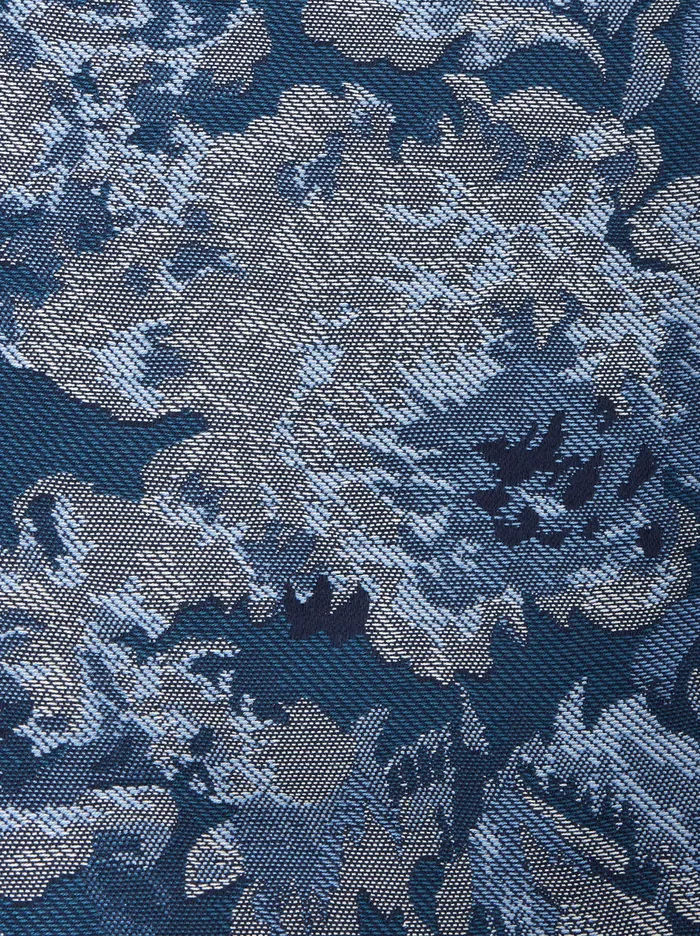 Men Foliage Jacquard Jeans Etro Trousers