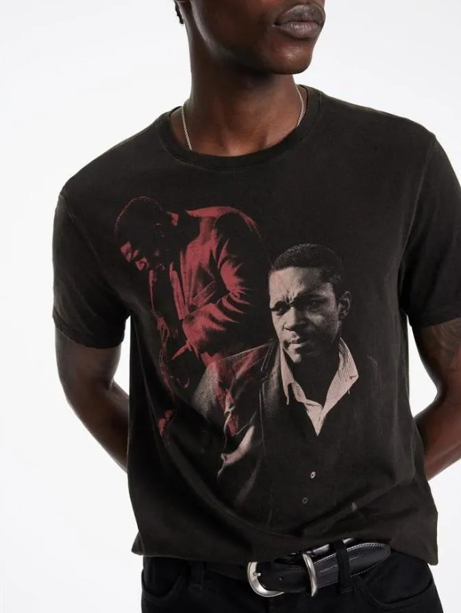 Men Graphic Tees John Varvatos JOHN COLTRANE TEE Black