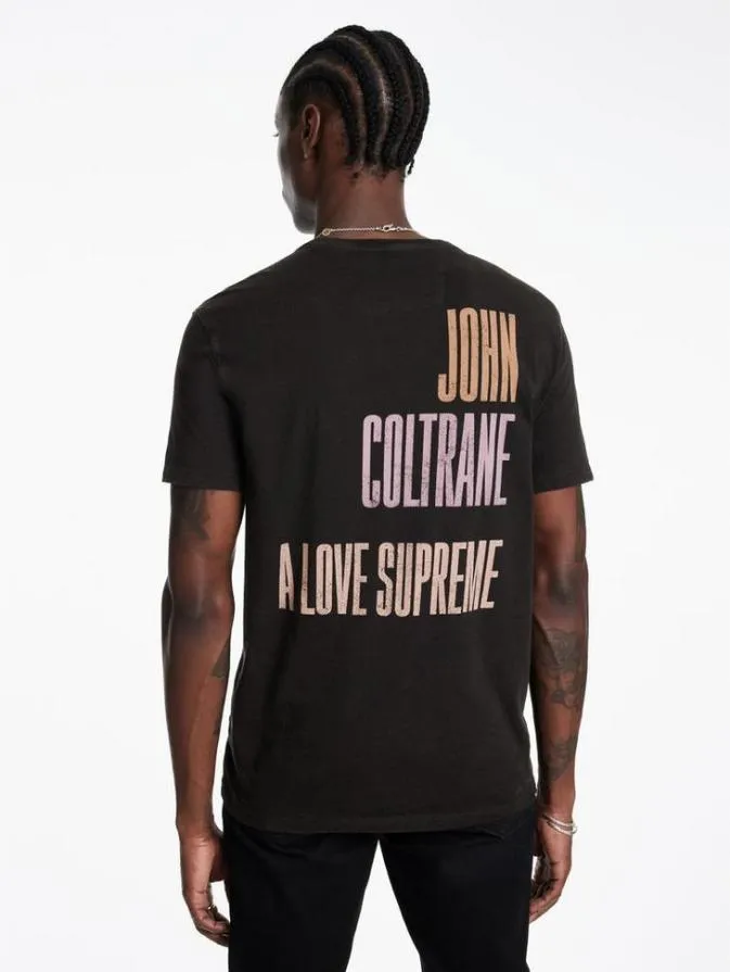Men Graphic Tees John Varvatos JOHN COLTRANE TEE Black