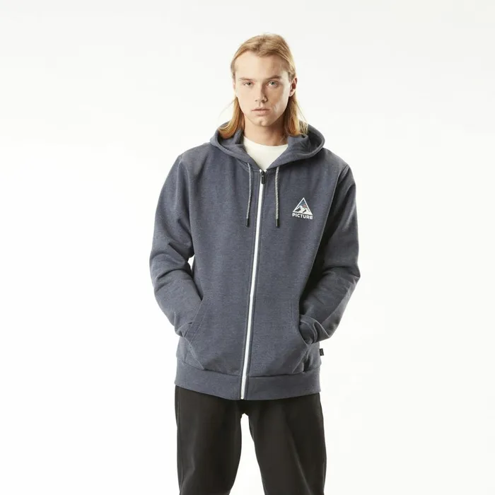 Men HAMELTON ZIP HOODIE Picture Organic Clothing Sweats and Hoodies