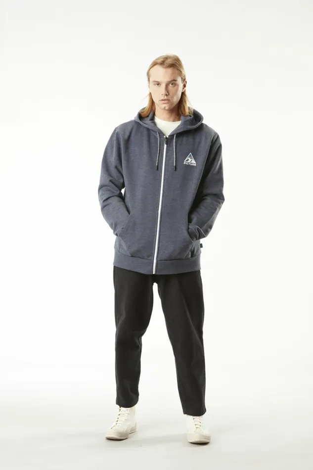 Men HAMELTON ZIP HOODIE Picture Organic Clothing Sweats and Hoodies