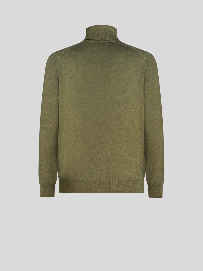 Men High Neck Jumper With Logo Etro Knitwear