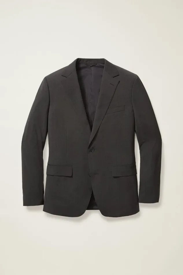 Men Italian Performance Suit Mason Solid Charcoal Bonobos Suits