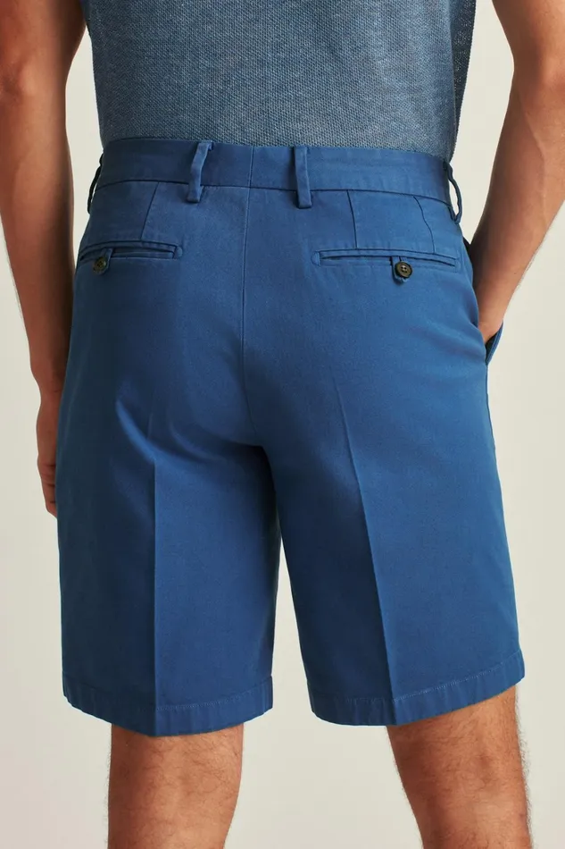 Men Italian Stretch Chino Shorts True Blue Bonobos Chino Shorts