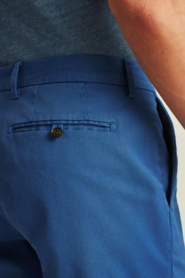 Men Italian Stretch Chino Shorts True Blue Bonobos Chino Shorts
