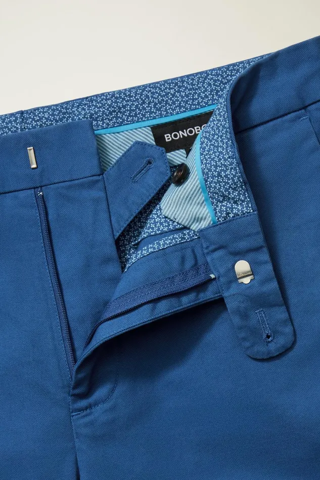Men Italian Stretch Chino Shorts True Blue Bonobos Chino Shorts