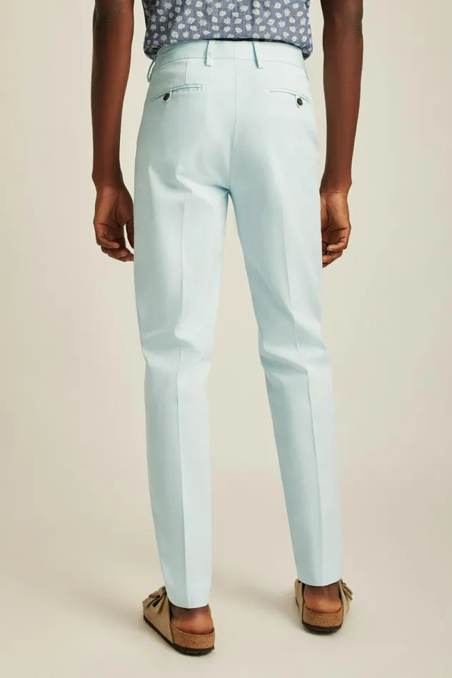 Men Italian Stretch Chinos Light Blue Bonobos Chinos
