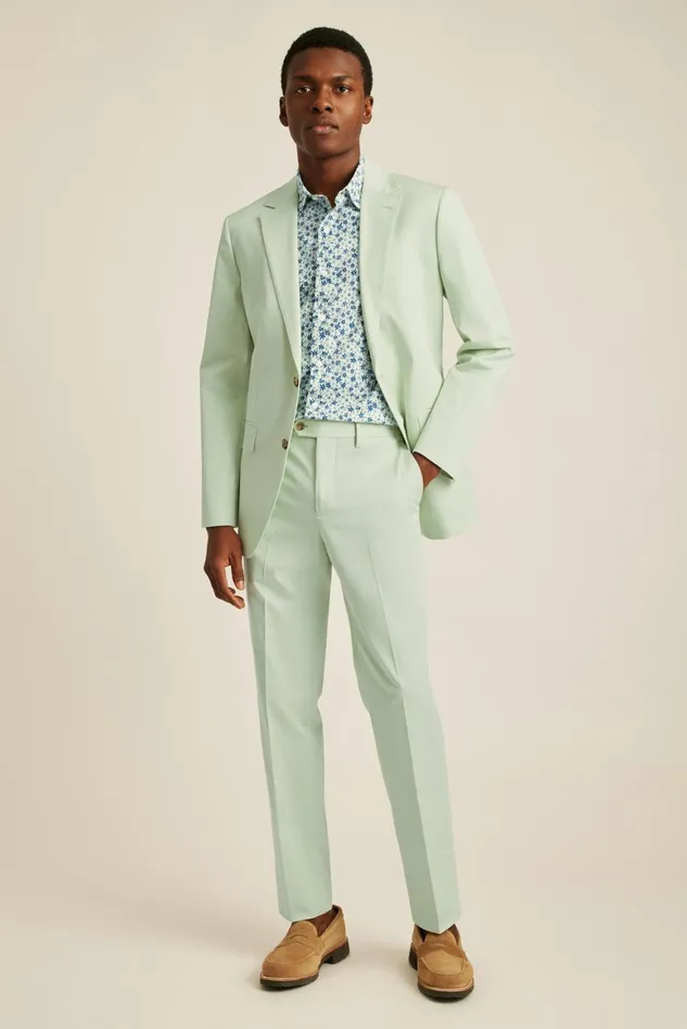 Men Italian Stretch Cotton Suit Jacket Mint Green Bonobos Blazers and Sport Coats Men Italian Stretch Cotton Suit Jacket Mint Green Bonobos Blazers and Sport Coats