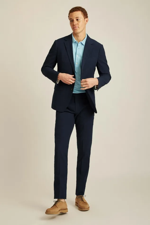 Men Italian Stretch Seersucker Suit Jacket Navy And Black Seersucker Bonobos Blazers and Sport Coats Men Italian Stretch Seersucker Suit Jacket Navy And Black Seersucker Bonobos Blazers and Sport Coats