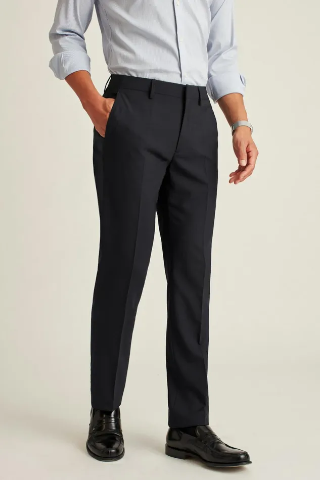 Men Italian Stretch Wool Dress Pants Navy Bonobos Dress Pants