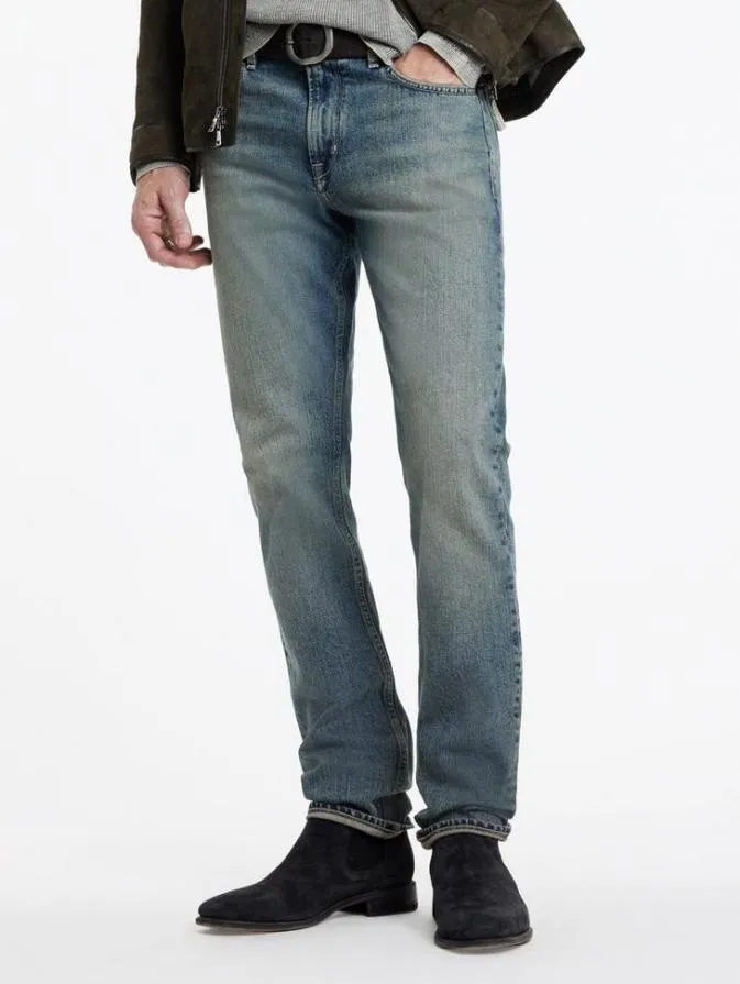Men Jeans John Varvatos J702 8211 WARD WASH Blue