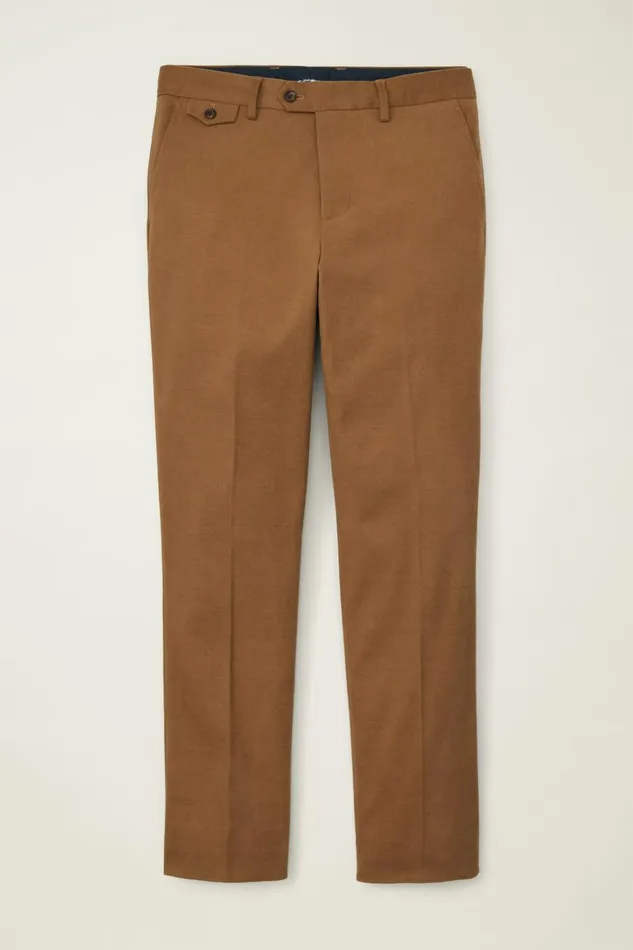 Men Jetsetter Italian Brushed Cotton Dress Pant British Khaki Bonobos Dress Pants