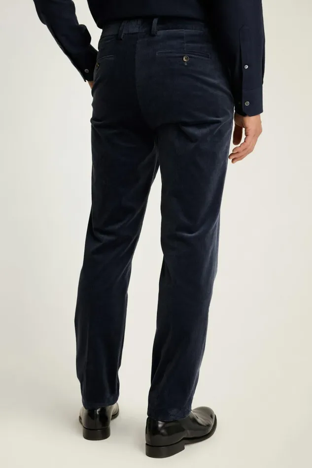Men Jetsetter Italian Corduroy Dress Pant Dark Blue Bonobos Dress Pants
