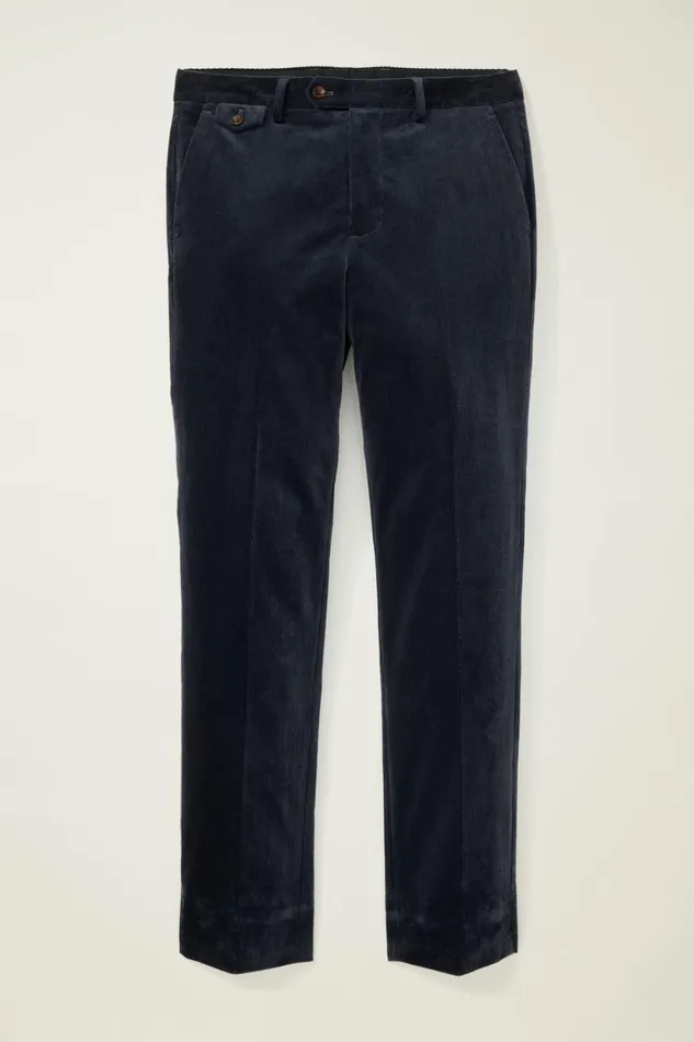 Men Jetsetter Italian Corduroy Dress Pant Dark Blue Bonobos Dress Pants