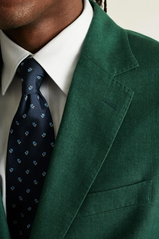 Men Jetsetter Italian Linen Suit Mineral Green Bonobos Suits