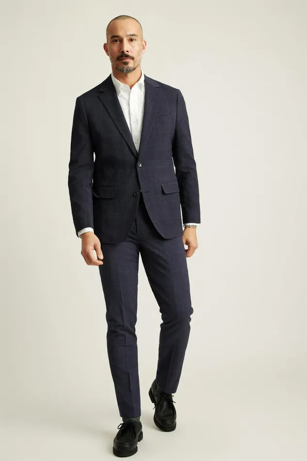 Men Jetsetter Italian Seersucker Blazer Navy Purple Glen Plaid Bonobos Blazers and Sport Coats Men Jetsetter Italian Seersucker Blazer Navy Purple Glen Plaid Bonobos Blazers and Sport Coats