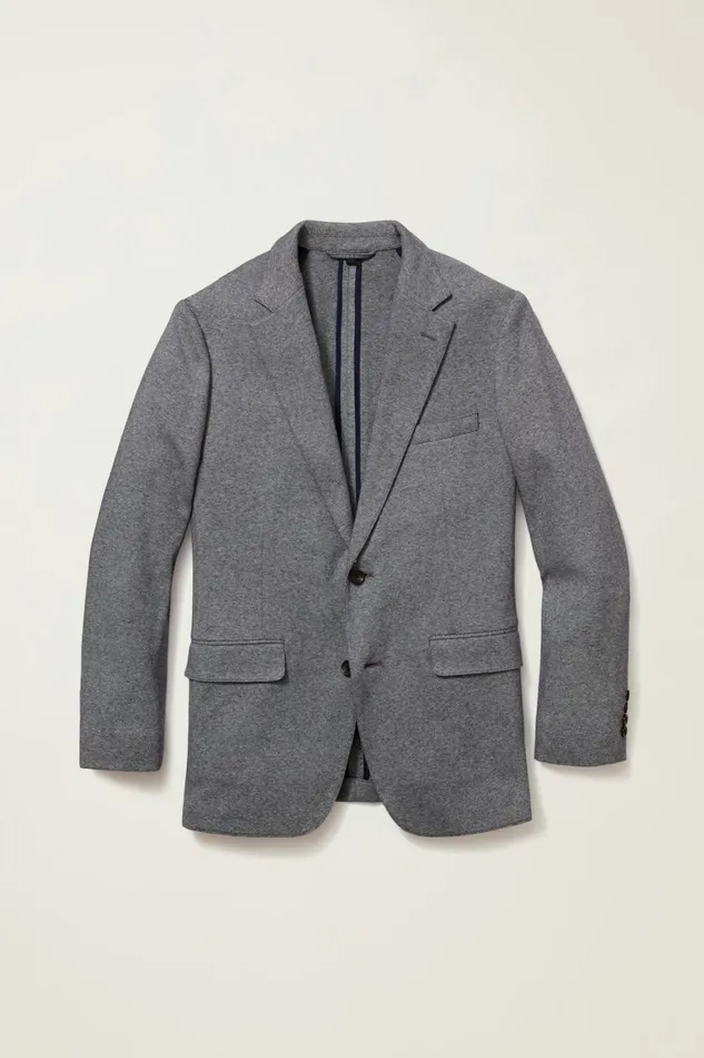 Men Jetsetter Knit Blazer Medium Grey Bonobos Blazers and Sport Coats