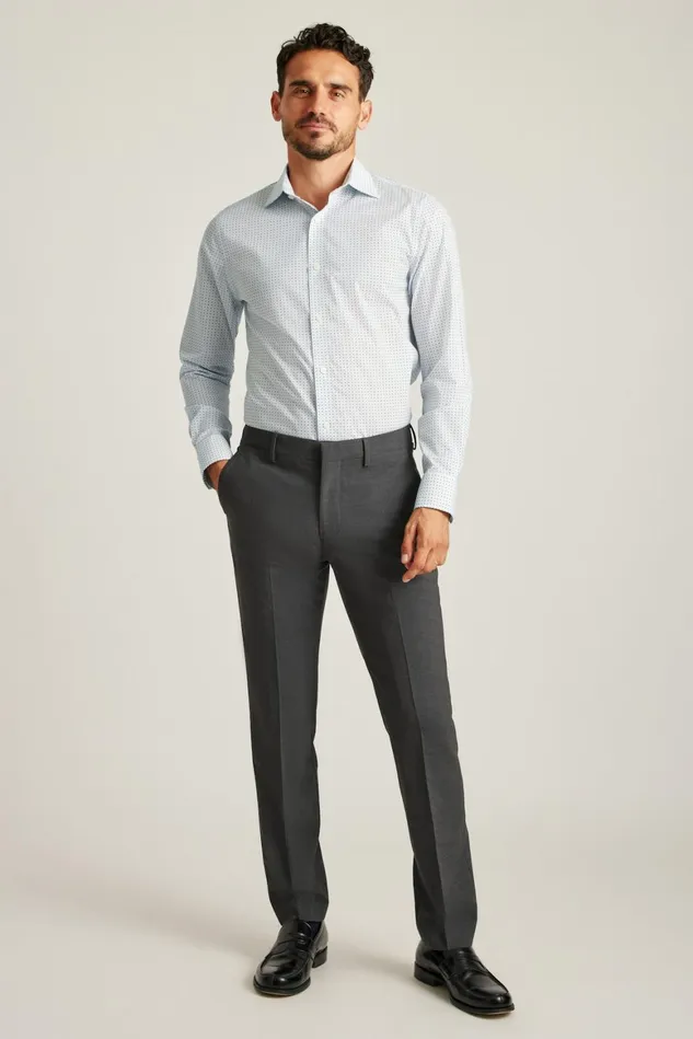 Men Jetsetter Stretch Dress Shirt Navy Geo Bonobos Business Casual Shirts