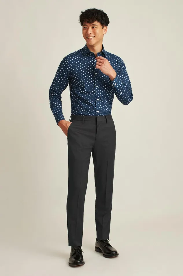 Men Jetsetter Stretch Dress Shirt Navy Peony Toss Bonobos Business Casual Shirts Men Jetsetter Stretch Dress Shirt Navy Peony Toss Bonobos Business Casual Shirts