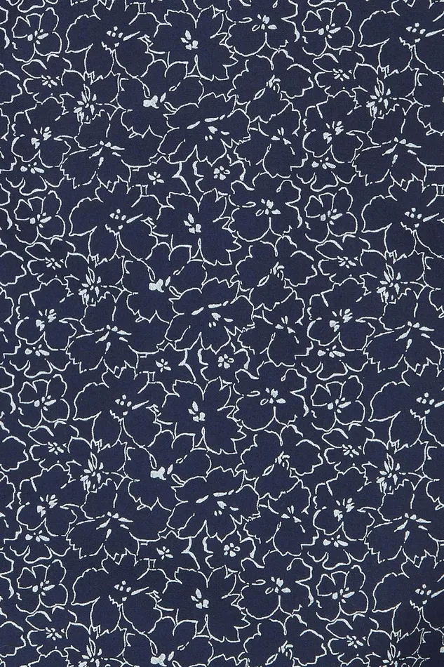 Men Jetsetter Stretch Dress Shirt Navy Steel Floral Bonobos Business Casual Shirts