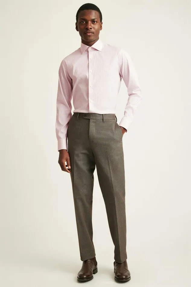 Men Jetsetter Stretch Dress Shirt Pink And White Plaid Bonobos Business Casual Shirts Men Jetsetter Stretch Dress Shirt Pink And White Plaid Bonobos Business Casual Shirts
