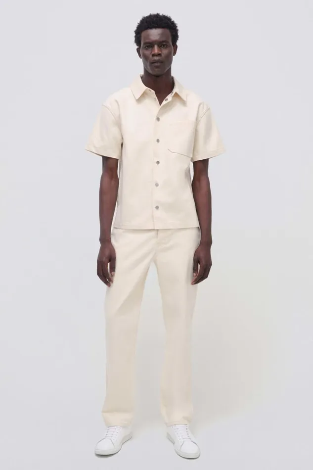 Men Judson Jeans Ecru Jonathan Simkhai Pants and Bottoms