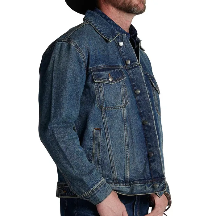MEN Justin Denim Jacket Blue Justin Boots Outerwear