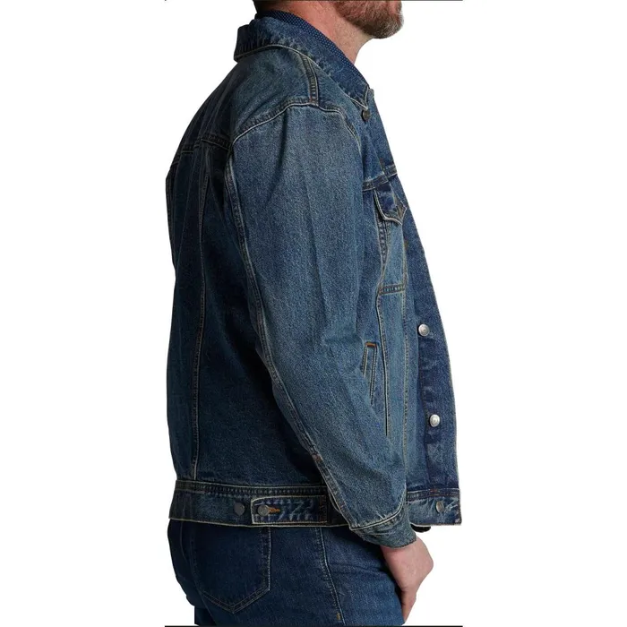 MEN Justin Denim Jacket Blue Justin Boots Outerwear