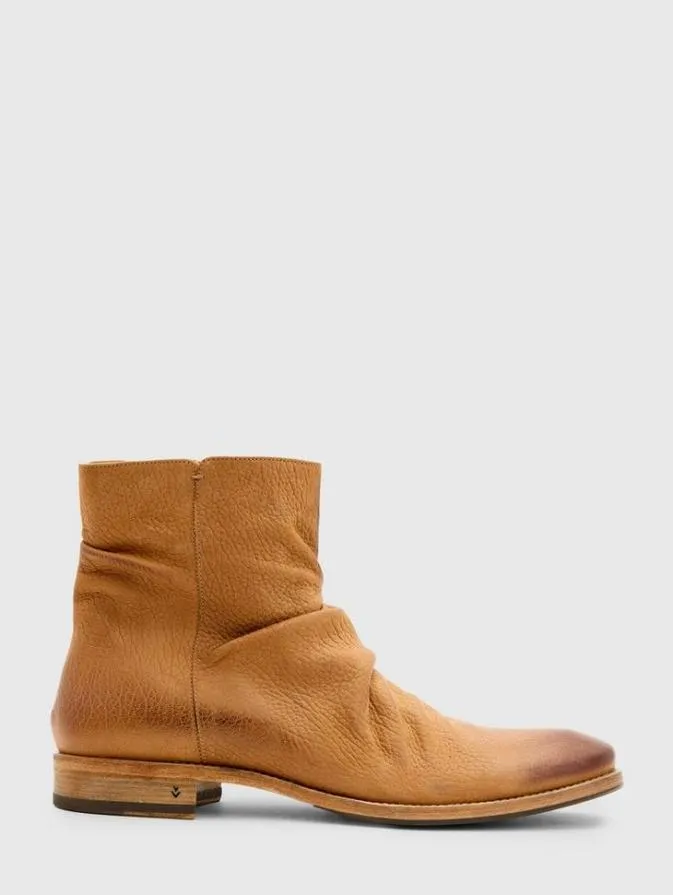 Men Leather Boots John Varvatos MORRISON SHARPEI BOOT Chamois