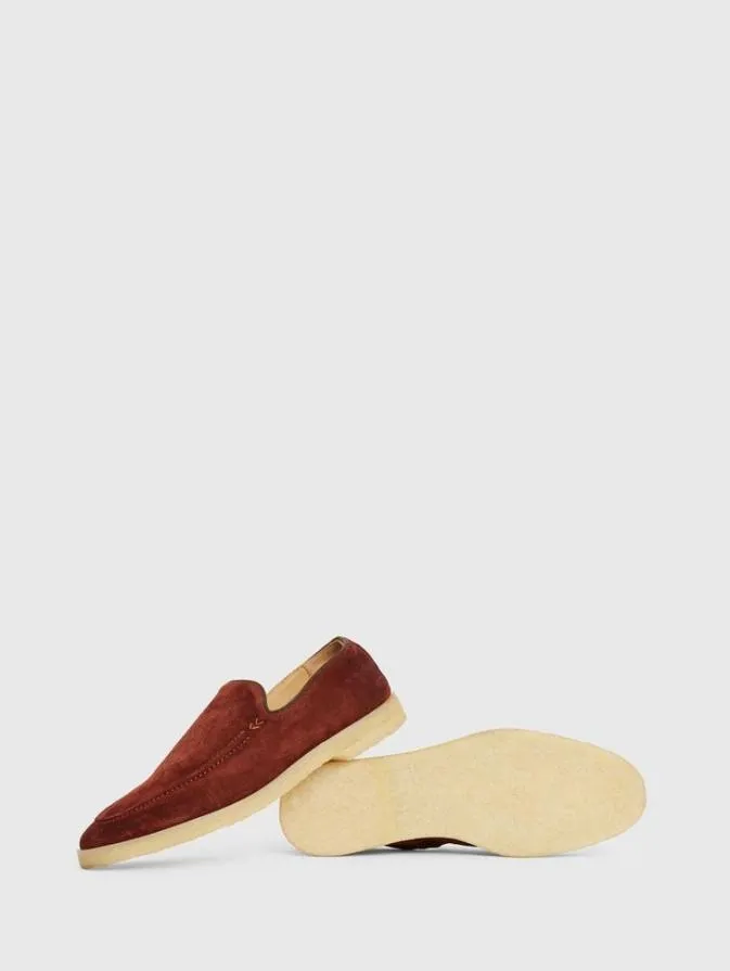 Men Leather Shoes John Varvatos THOMPSON LOAFER Brick