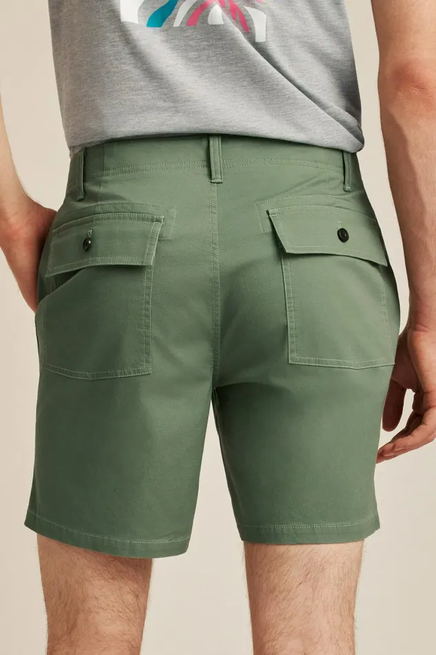 Men Lightweight Travel Short Deep Sage Bonobos Chino Shorts
