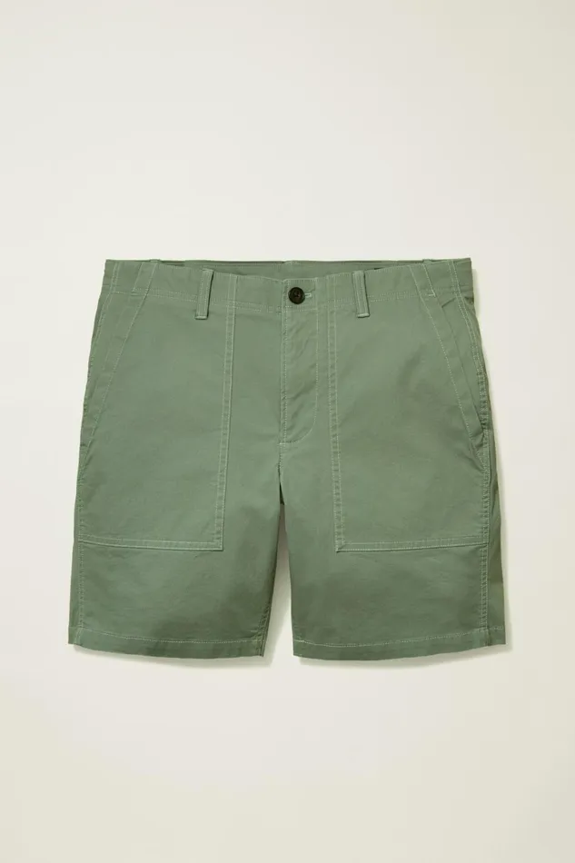 Men Lightweight Travel Short Deep Sage Bonobos Chino Shorts
