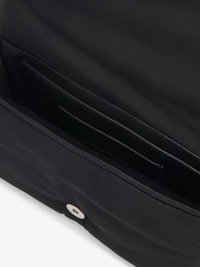 Men Messenger Bags Alexander McQueen The Puffy Knuckle Bum Bag Black