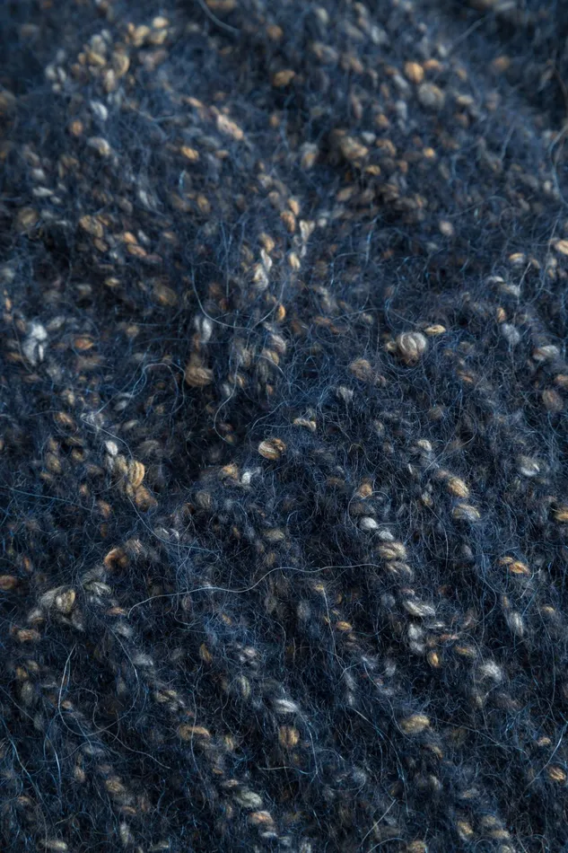 Men Norse Projects Beanies Cotton Alpaca Cable Beanie Dark Navy