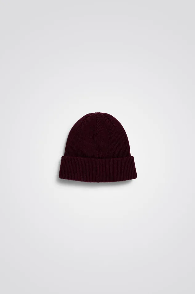 Men Norse Projects Beanies Fine Merino Rib Beanie Dark Navy