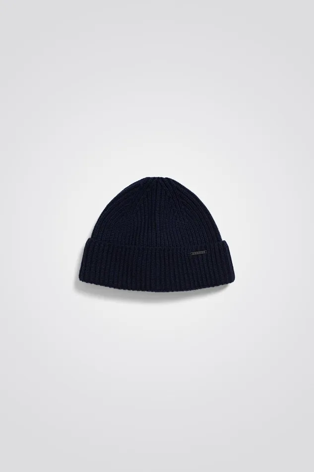 Men Norse Projects Beanies Fine Merino Rib Beanie Ecru