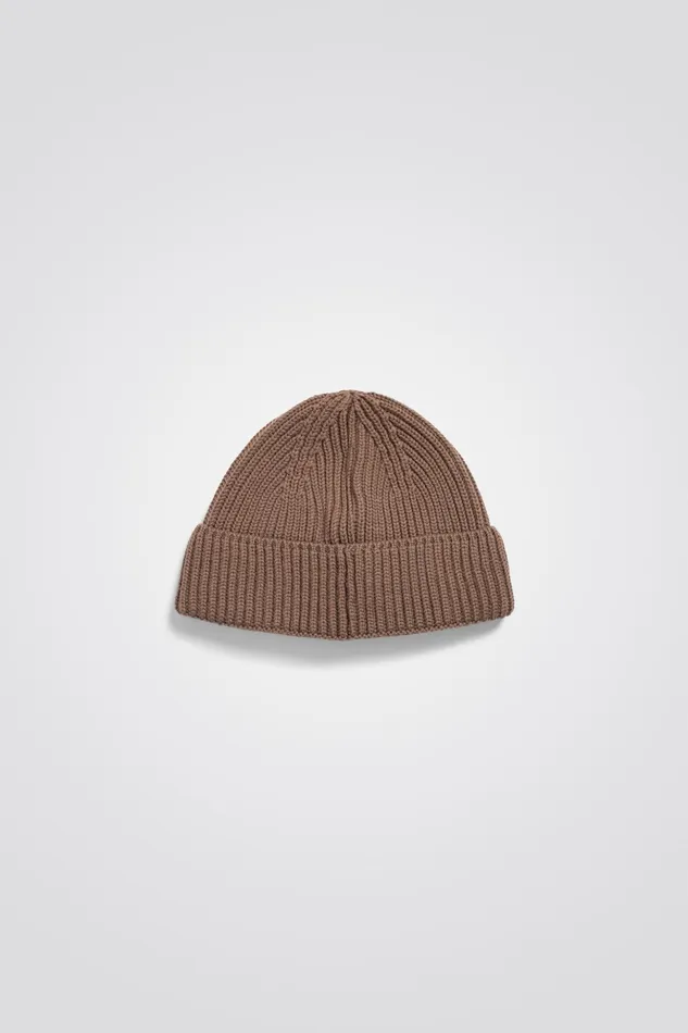 Men Norse Projects Beanies Hybrid Rib Beanie Stretch Wool Ecru