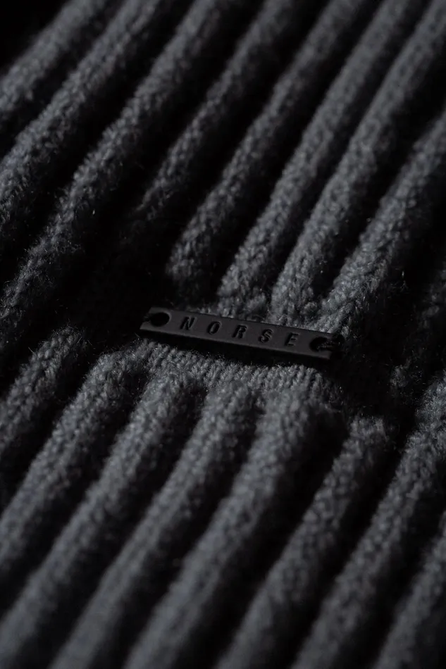Men Norse Projects Beanies Norse Top Tech Merino Beanie Black