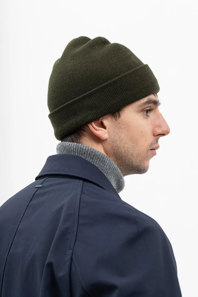 Men Norse Projects Beanies Top Tech Merino Beanie Dark Navy