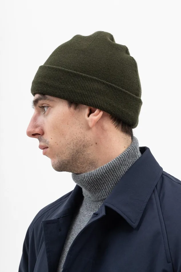 Men Norse Projects Beanies Top Tech Merino Beanie Dark Navy