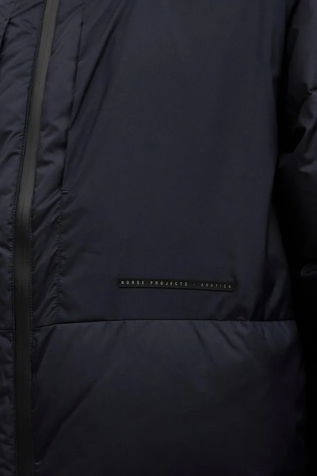 Men Norse Projects Outerwear Asger Pertex Quantum Down Jacket Dark Navy