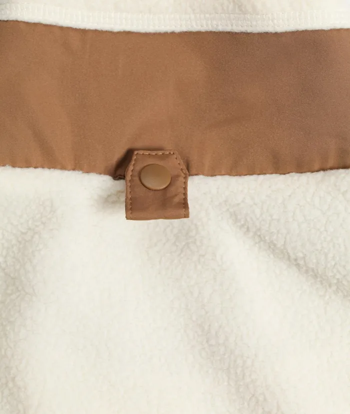 Men Norse Projects Outerwear Frederik Fleece Full Zip Jacket Ecru
