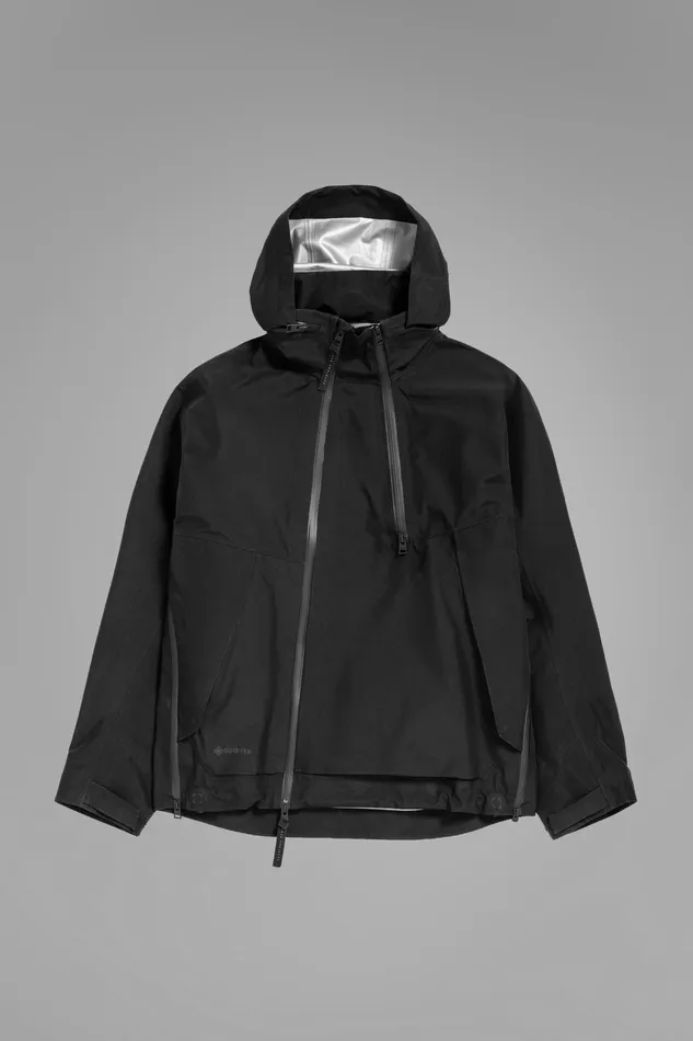 Men Norse Projects Outerwear GoreTex 3L Stand Collar Jacket Black
